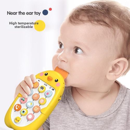 product_image_name-Digabi-Baby Mobile Phone Toy, Musical Phone Toy, Early Education Learning Machine, Safe Phone Music Device, Infant Gift for Christmas And Halloween - Pink-5