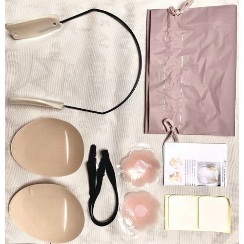 Invisible Push-Up Frontless Bra Silicone Deep Plunge Backless&Strapless Bra  Kit