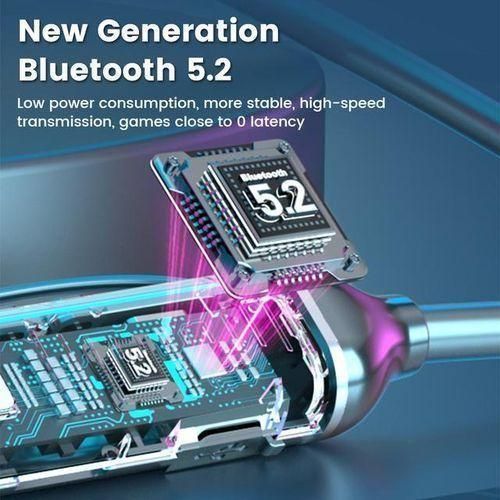 Generic  Wireless Bluetooth Earphone Sports Waterproof Bluetooth 5.3 Headset NECKBAND - image 4