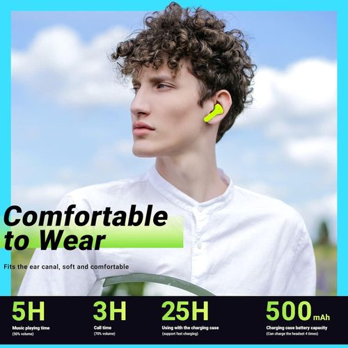 product_image_name-Timack-Air31 Wireless Earbuds Bluetooth 5.0 In Ear Transparent Earphones-5