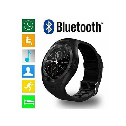 Generic Smart Watch Y1 Support Nano SIM TF Card With Whatsapp AndFacebook Fitness Round Smartwatch For IOS Android HT Jumia Nigeria