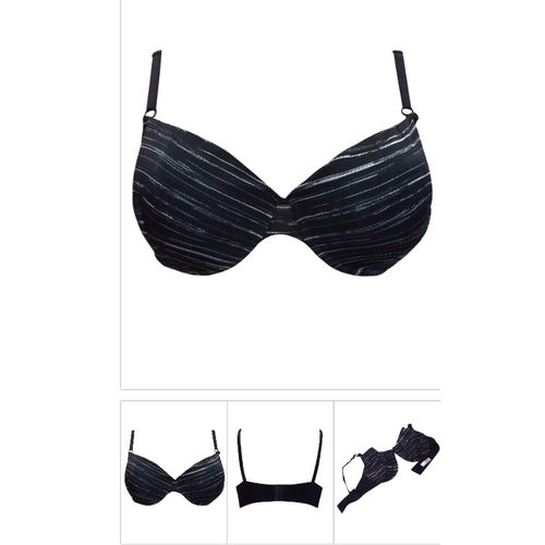 Fashion Ladies Slightly Padded Stripe Bra