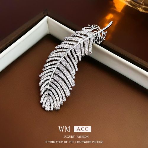 Hollow Leaves Pin Brooches for women