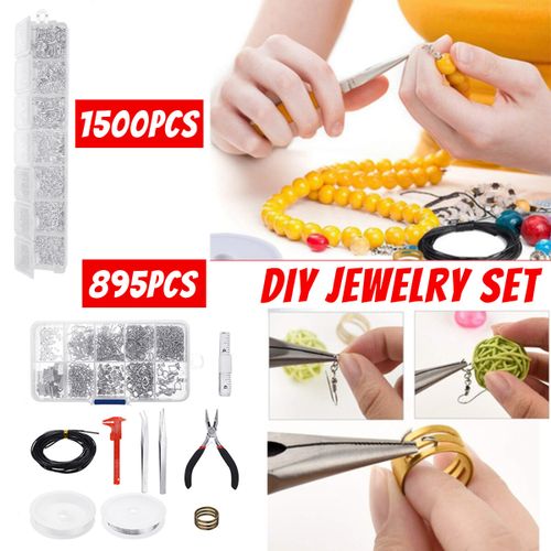 Generic 1500/895 Pcs DIY Jewelry Making Tools Repair Kit Jewelry