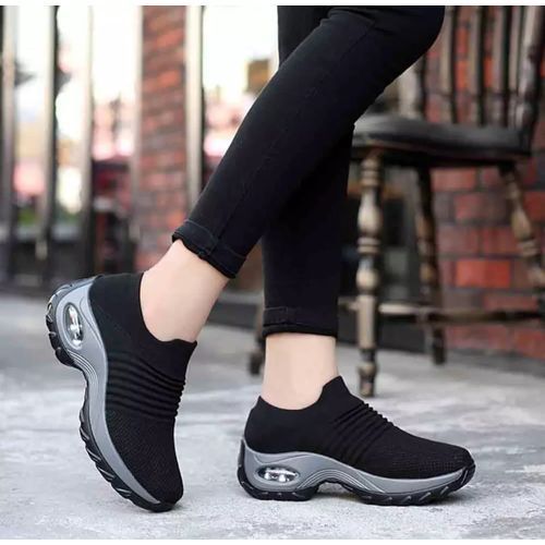 Fashion Women Sneakers Shoes, Breathable Mesh Sock | Jumia Nigeria