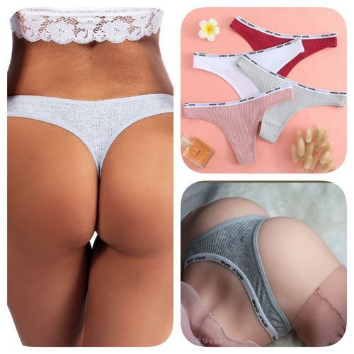 Fashion Ladies Thong Panties Set Of 6pcs