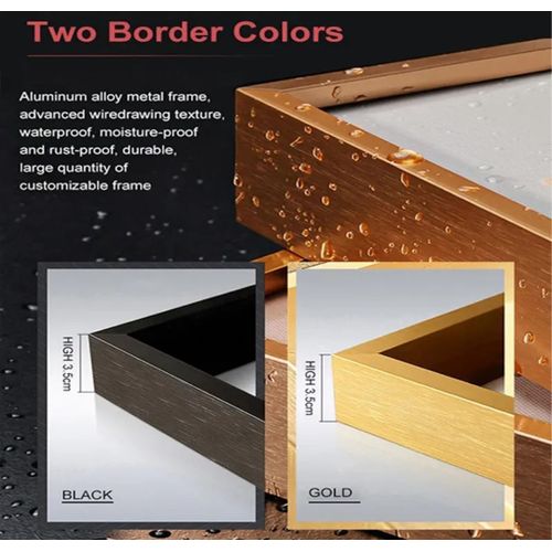 Generic Gold Steed 5D Diamond Crystal Luxury Light Wall Decor - image 6