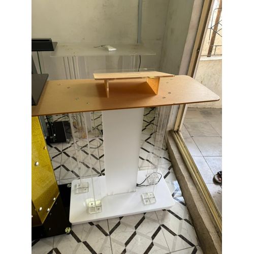 product_image_name-Generic-Advanced Elegant UK Pulpit with LED Lights and Transparent Acrylic Panels – Stylish, Durable, Professional for Religious & Corporate Use-3