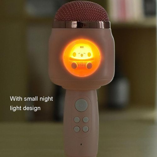 product_image_name-Generic-Children Wireless Bluetooth Phone Singing Microphone - Yellow-2