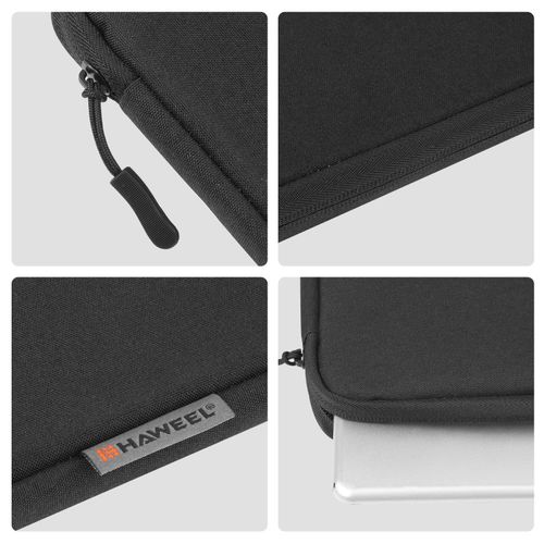 Haweel 11 inch Tablet Sleeve Case Zipper Briefcase Bag - Black - image 3