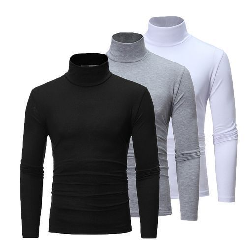 Fashion 3in1 Men's Body Hug Top- Black/ White / Grey | Jumia Nigeria