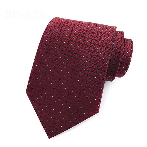 Fashion Men's Classic Multi Color Check Neck Tie