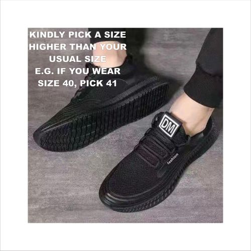 product_image_name-Fashion-Smart  Presentable Sneakers/Canvas - Black-1