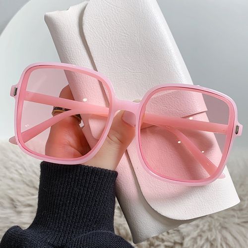 Oversized Square Sunglasses Women Vintage Designer Sun Glasses