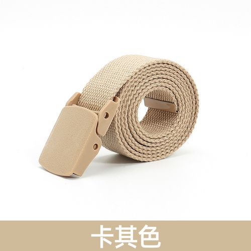 Generic New Plastic Buckle Woven Canvas Belt Child Kids Canvas