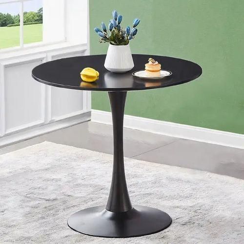 Generic Modern Tulip Dinning Table With Sturdy Metal Pedestal