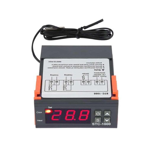 product_image_name-Generic-Temperature Controller, Universal Digital Thermostat with Temperature Sensor Probe -110-220v-1