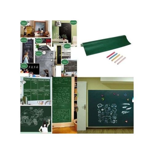 product_image_name-Generic-Green Chalkboard Sticker - Removable Wall Decal - 60cm X 200cm For Home, School Or Office-1