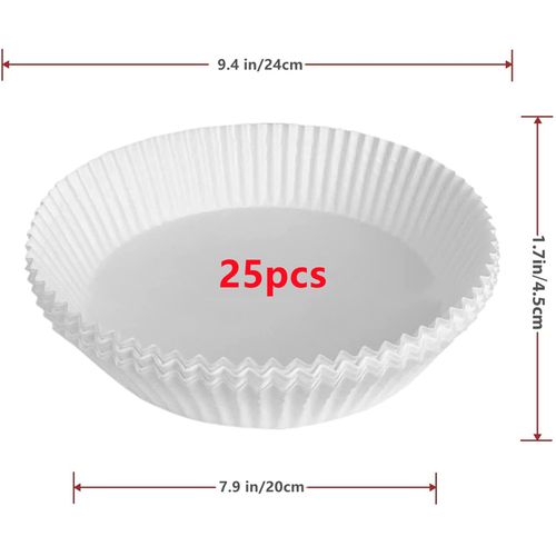 25pcs Household Air Fryer-special Paper Plate, Disposable Oil