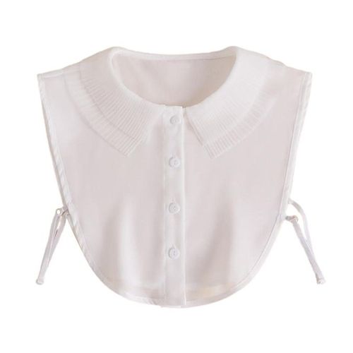 Half shirt blouse collar hot sale