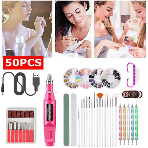 Subay Professional Nail Drill Machine for Acrylic Nails, Gel Nails,  20000RPM Electric Nail File Kit for Nail Salon Supplies, Electric Nail  Filer Manicure Pedicure Tools for Professionals and Beginners | SHEIN USA