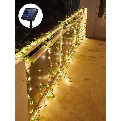 Generic Fairy Lights Maple Leaf Outdoor Solar Garland Waterproof Led String For Garden Fence Party Decoration Jumia Nigeria