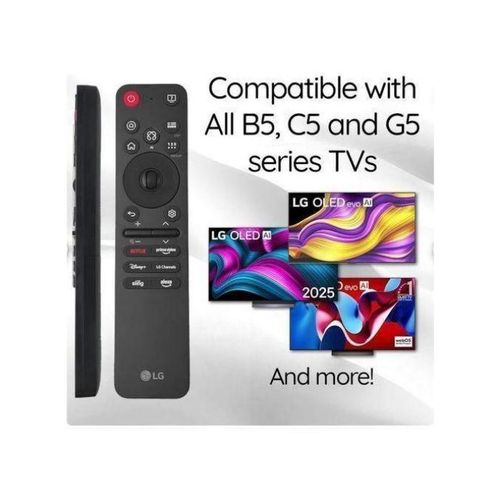 product_image_name-LG-Original Smart Replacement AI Magic Remote Control for All Series: OLED, QNED, UHD, LED, LCD (MR25GA-With Voice Command)-4