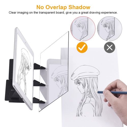 Generic Optical Drawing Tracing Board Portable Sketching Painting