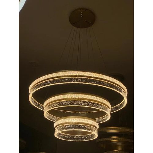 Led 3 Color Classic Modern Ceiling Drop Chandelier