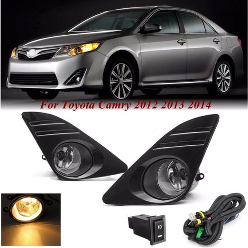 Generic For 2012-2014 Toyota Camry Bumper Fog Light Grille W/H11