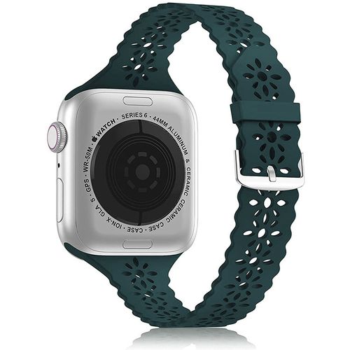 Narrow silicone online apple watch band