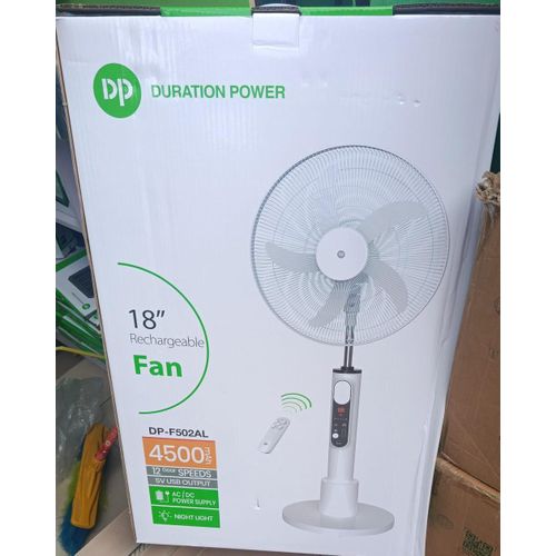 Dp 18" Rechargeable Stand Fan (DP-F502AL) – High Power & Long Lasting
