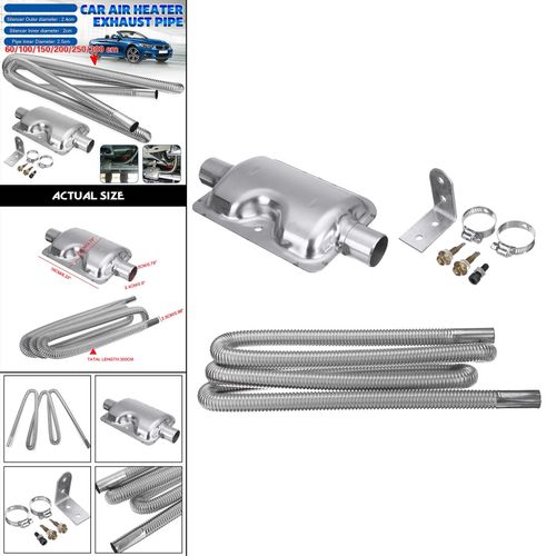 Cheap 60/100/150/200/250/300cm Air Diesel Parking Heater Stainless