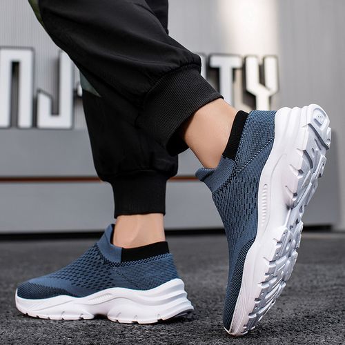 Flangesio High Quality Socks Sneakers Men Slip On Sports Shoes