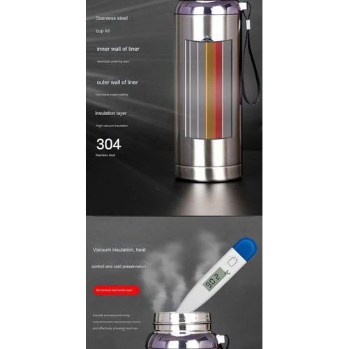product_image_name-Generic-Stainless Steel Portable Hot Water Flask - Vacuum Insulation-2