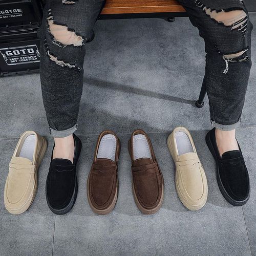 GALUIN 2025 New Men's Loafers, Lightweight Slip-On, Brown - image 5