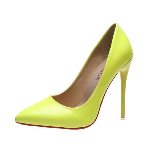 Designer Fashion Women Shoes Yellow Satin Point Toe Stiletto Heel High Heels  Shoes Pumps Bride Wedding Shoes Brand N1998 From Stanig, $65.33 | DHgate.Com