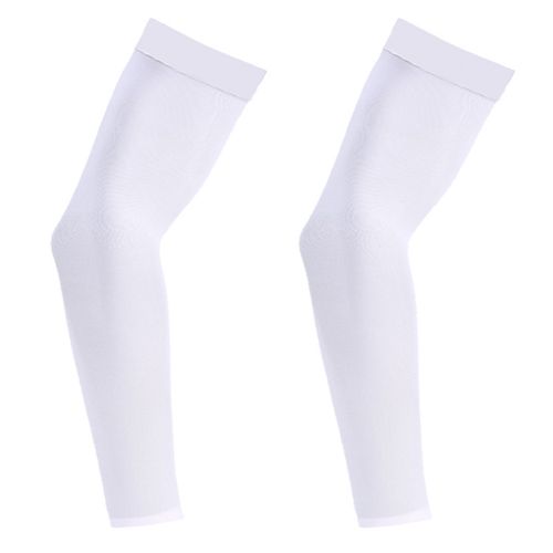 White Compression Arm Sleeve