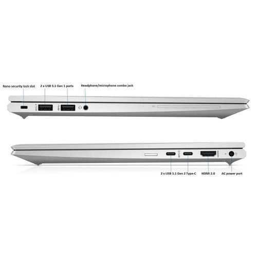 Hp EliteBook 845 G7 AMD RYZEN 7 PRO - 4750U-16GB RAM/512GB SSD/ 14 Inches/ Backlit Key/FP Reader Win11 Pro +BAG - image 5