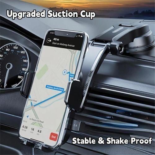 Generic Universal 360° Rotation Car Phone Mount – Strong Suction Cup Dashboard & Windshield Holder with Extendable Arm, One-Hand Quick Release & Triangular Anti-Shake Base - image 3