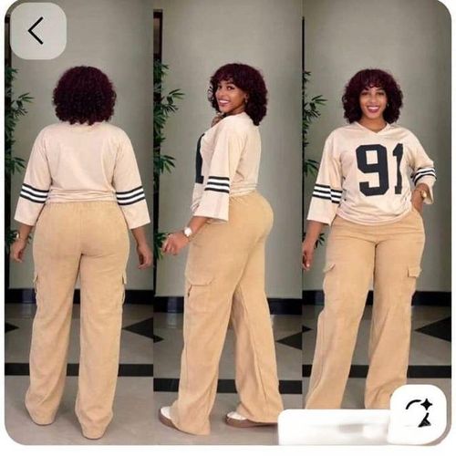 Fashion Lovely ladies up and down Trouser
