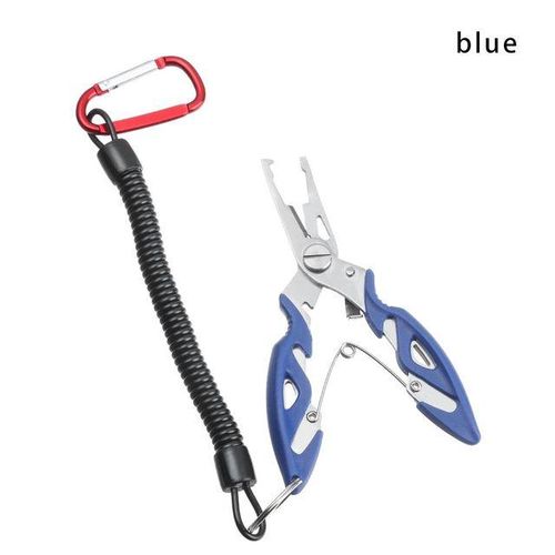 Generic Quality With Lanyard Multi-Function Clipper Tool Stainless Steel  Scissor Fishing Pliers Hook Removers Bait Line Cutter