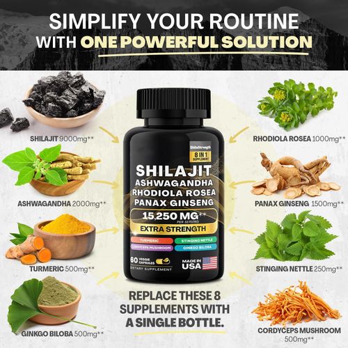 product_image_name-SUPPLEMENT NEEDS-8-in-1 Shilajit Complex 15,250mg Extra Strength – Shilajit, Ashwagandha, Rhodiola Rosea & Panax Ginseng Capsules for Energy, Stamina & Focus For Men And Women Black-2