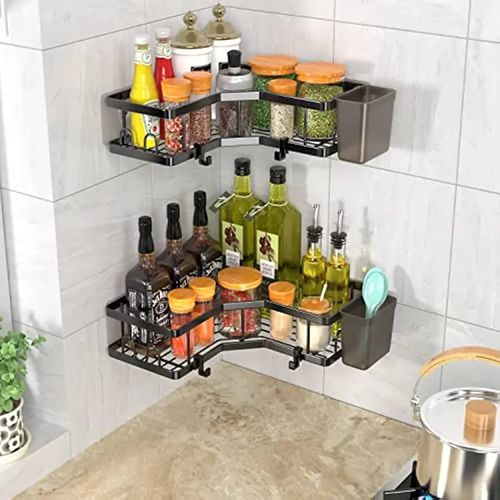 product_image_name-Generic-2 Pcs Thick Multipurpose Corner Shelf Holder -RACK-1