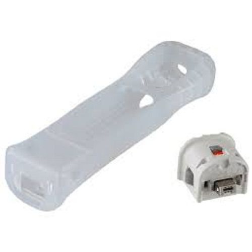 Game Remote Motion Plus Sensor for Nintendo Wii Remote Controller with  Adapter and Silicone Case 