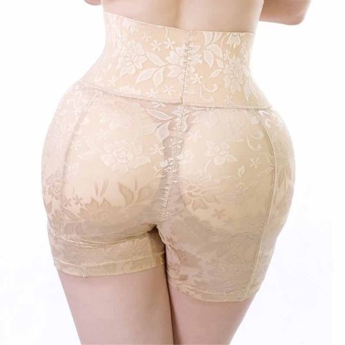 Fashion High Waist Women Body Shaper Seamless Lifter Padded Lace