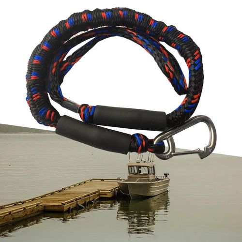Bungee Dock Line Boat Ropes, Boat Ties, 4ft Boat Mooring Rope, Boat Docking  Rope, Boat Tie Down Ropes for Dock, Marine Bungee Dock Line for Boat 
