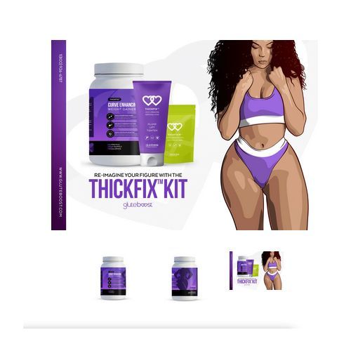 Gluteboost - ThickFix Weight Gainer Cream - Natural Enhancement