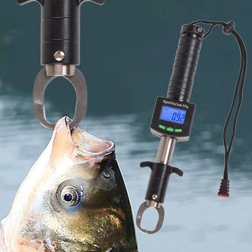 Generic Fish Lip Gripper With Weight Scale Fish Grabber Fish Catcher Fish  Lip