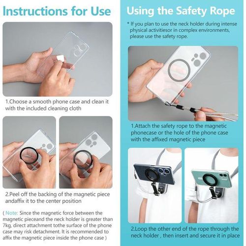 product_image_name-Generic-TELESIN X Sàmsung SMARTPHONE ADJUSTABLE MAGNETIC NECK PHONE HOLDER FOR ANDRIOD IOS IPHONE -1